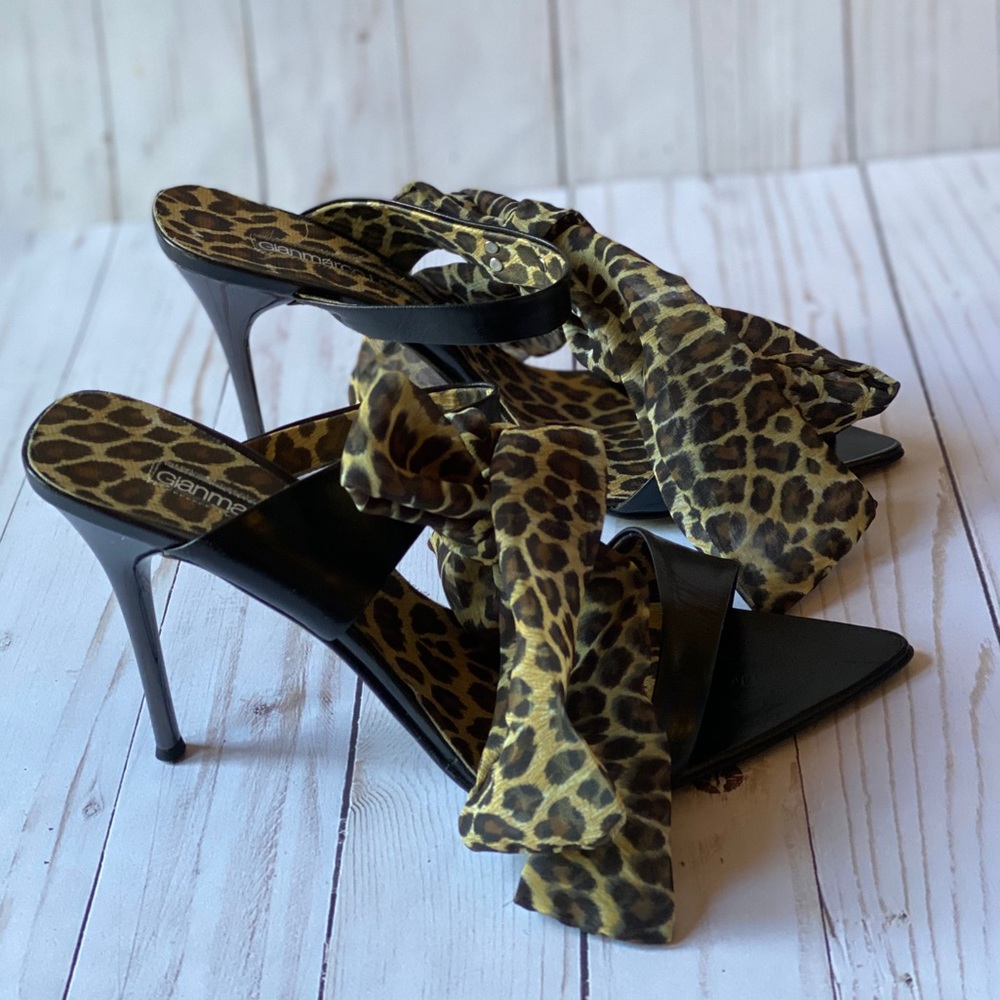 Authentic Gianmarco Lorenzi leopard Pump